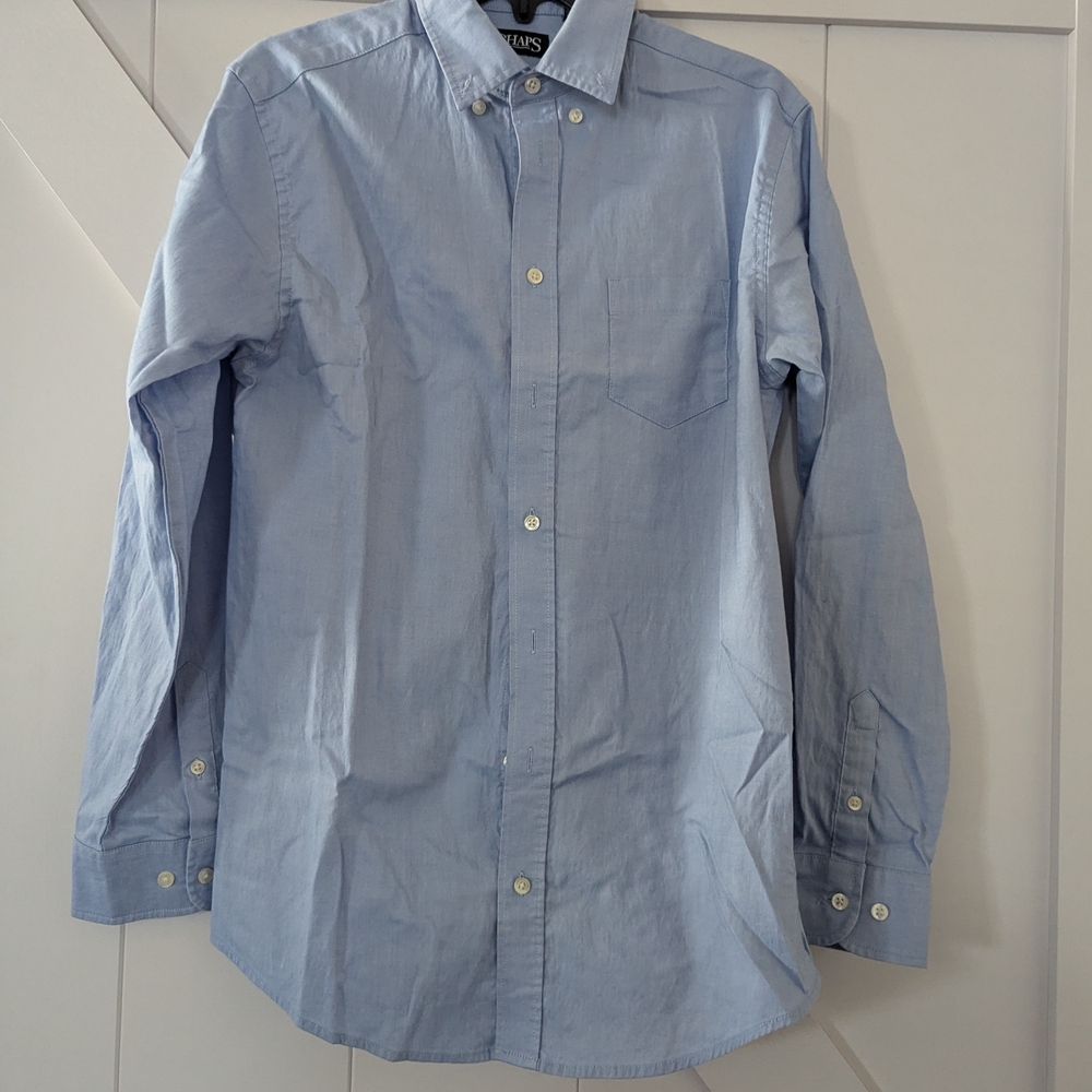 Chaps Sky Blue Men's Dress Shirt